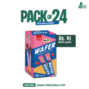 Daffy | Wafer Strawberry Cream Filled - Pack Of 24 (Rs.10)