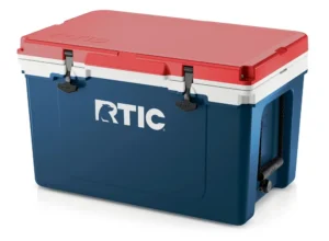 RTIC 52 QT Ultra-Light Hard-Sided Ice Chest Cooler, Fits 76 Cans, Patriot