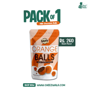 Daffy | Orange Balls Pouch - Pack Of 01 (Rs.260)