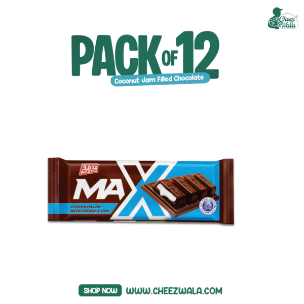 Mzmz | Max Coconut Jam Chocolate - Pack of 12 (Rs. 50)