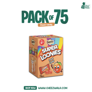 Daffy | Loonies Peach Candy (Rs. 02) - Pack of 75
